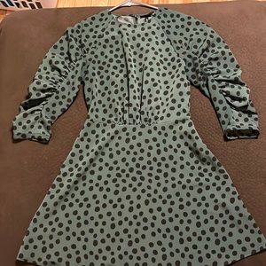 Who What Wear size XS polka dot dress.